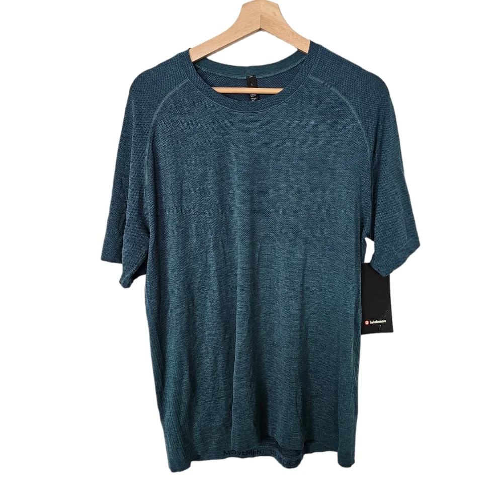 Lululemon Metal Vent Tee Teal New With Tags Size Large